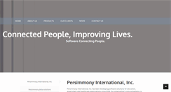 Desktop Screenshot of persimmony.com